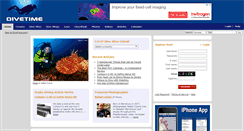 Desktop Screenshot of divetime.com